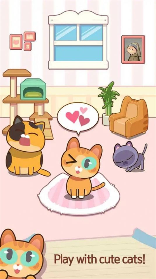 钢琴猫瓷砖房间设计游戏