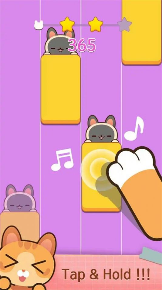 钢琴猫瓷砖房间设计游戏