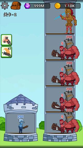 英雄城堡破解版无限金币无限钻石版