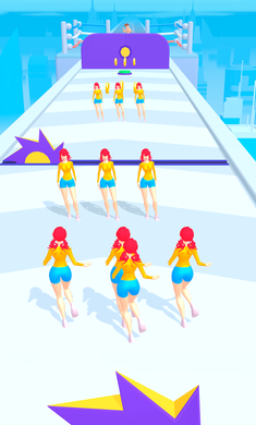 男孩女孩向前冲游戏