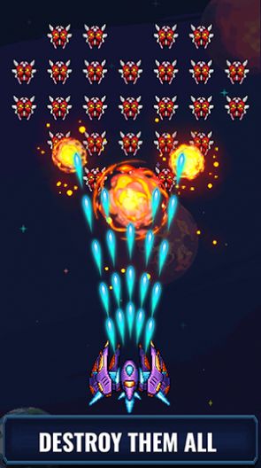 银河入侵者外星人射手游戏