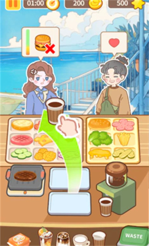 汉堡烹饪游戏